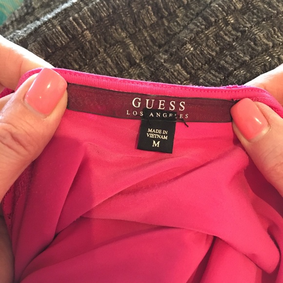 Guess pink lace top - Picture 4 of 4